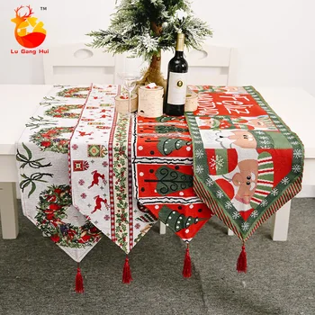 New Christmas Decorations Knitted Fabric Table Banner Ribbon Color Strip Print Ribbon Fabric Home Dress Up
New Christmas Decorations Knitted Fabric Table Banner Ribbon Color Strip Print Ribbon Fabric Home Dress Up