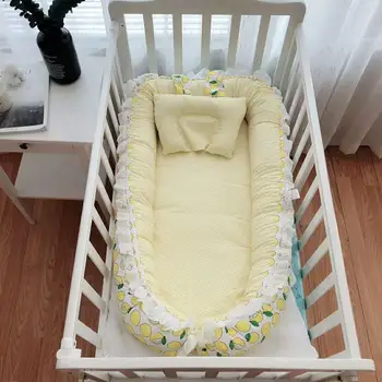 Portable Baby Crib Anti-pressure Infant Travel Nest Bed Foldable Bionic Bed for Newborns Baby Bed Bassinet Bumper Baby Playpen
Portable Baby Crib Anti-pressure Infant Travel Nest Bed Foldable Bionic Bed for Newborns Baby Bed Bassinet Bumper Baby Playpen