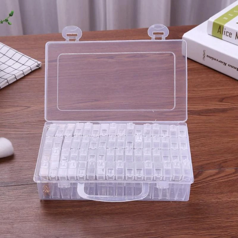64 Slots Clear PP Beads Holder Storage Box For Nail Art Manicure Tools Jewelry Display Case Tool Accessories
64 Slots Clear PP Beads Holder Storage Box For Nail Art Manicure Tools Jewelry Display Case Tool Accessories