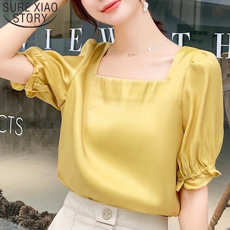 New Fashion 2019 Chiffon Women Shirt Short Sleeve Square Collar Women Clothing Casual Womens Tops and Blouses Plus Size 5334 50
New Fashion 2019 Chiffon Women Shirt Short Sleeve Square Collar Women Clothing Casual Womens Tops and Blouses Plus Size 5334 50