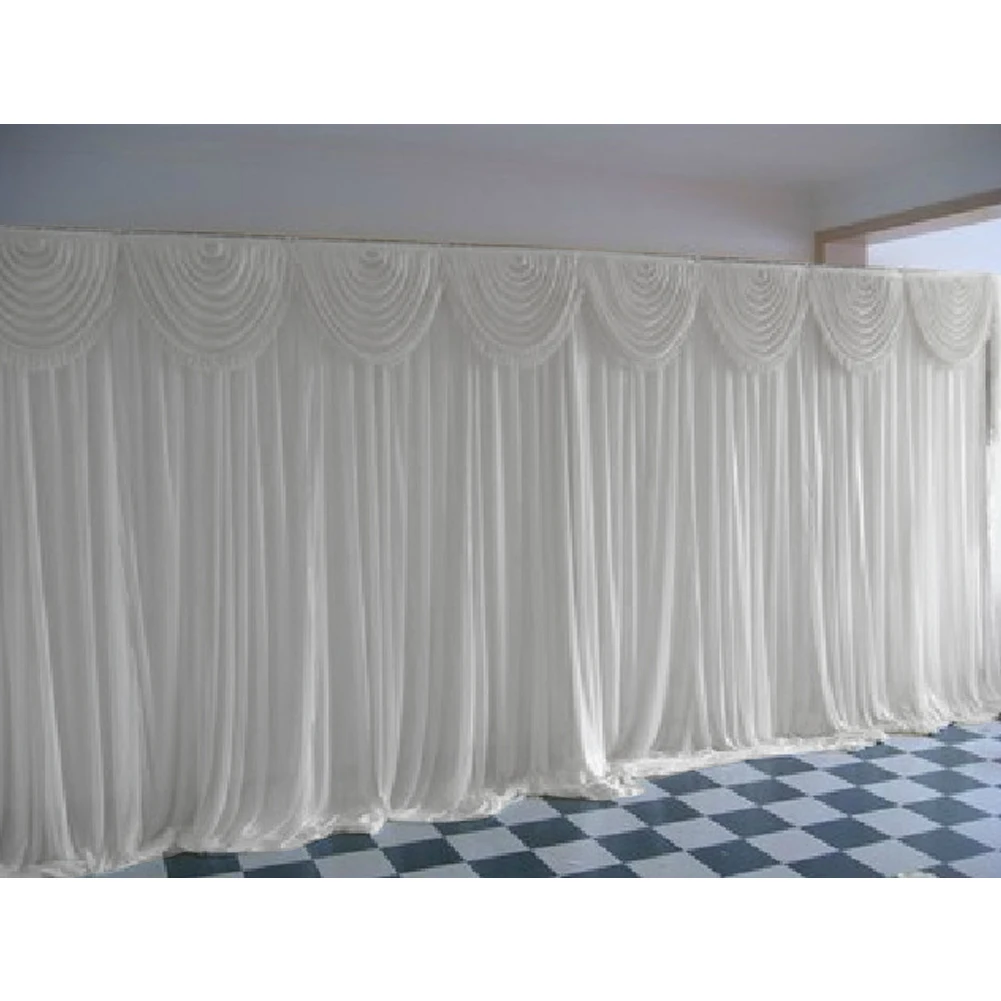 2x2m Backdrop Curtain Wall Divider Ceiling Party Voile Drape With Swag Event Panel For Stage Gauze Ice Silk Wedding Decor
2x2m Backdrop Curtain Wall Divider Ceiling Party Voile Drape With Swag Event Panel For Stage Gauze Ice Silk Wedding Decor
