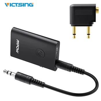 VicTsing Upgraded 2-in-1 Bluetooth Transmitter Receiver with Airline Adapter with aptX Music Sound MP3 Player Handsfree Car Kit
VicTsing Upgraded 2-in-1 Bluetooth Transmitter Receiver with Airline Adapter with aptX Music Sound MP3 Player Handsfree Car Kit
