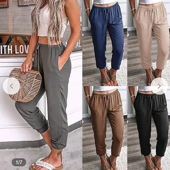 WEPBEL Women Fashion Loose Pants High Waist Ninth Pant Casual Trousers
WEPBEL Women Fashion Loose Pants High Waist Ninth Pant Casual Trousers