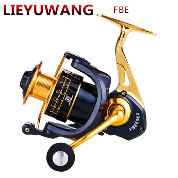 LIEYUWANG FBE1000-3000 Series Metal Fishing Spinning Reel 13+1BB Golden Freshwater Fishing Wheel Casting Reel With Spare Spool
LIEYUWANG FBE1000-3000 Series Metal Fishing Spinning Reel 13+1BB Golden Freshwater Fishing Wheel Casting Reel With Spare Spool