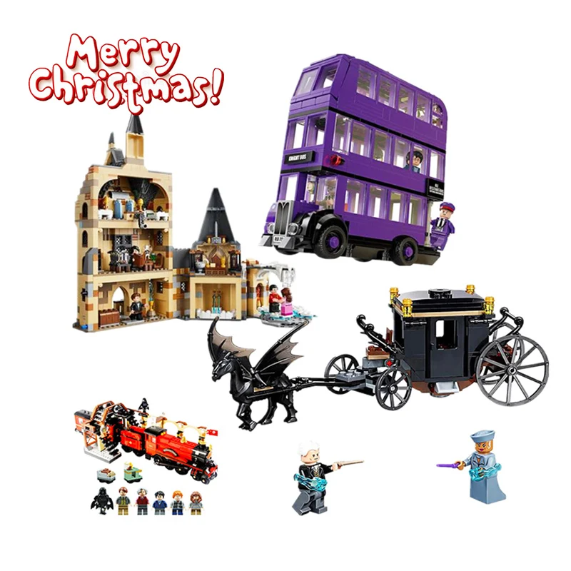 Castle Express Train Building Blocks Castle House Bricks City Creator Compatible Legoinglys Knight bus 75957 Toys For Children
Castle Express Train Building Blocks Castle House Bricks City Creator Compatible Legoinglys Knight bus 75957 Toys For Children