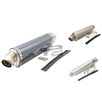 Exhaust Muffler Universal for KTM Yamaha 125-600cc Motorcycles Scooters with 51mm Diameter Exhaust Pipe
Exhaust Muffler Universal for KTM Yamaha 125-600cc Motorcycles Scooters with 51mm Diameter Exhaust Pipe