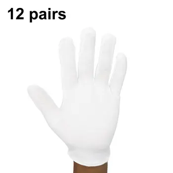 Cotton work gloves Medium thickness labor protection gloves Thin cotton gloves for jewellery and clothing 12 Pairs
Cotton work gloves Medium thickness labor protection gloves Thin cotton gloves for jewellery and clothing 12 Pairs