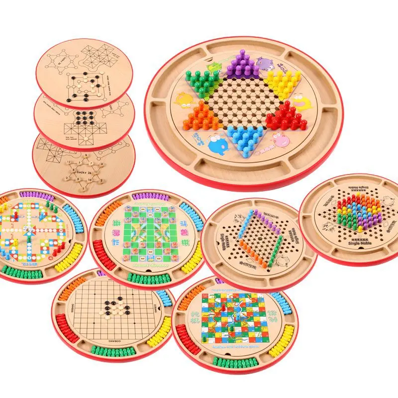 Multi-functional Chess Chinese Chequers Five-in-a-row 10-in-1 System Parent And Child Children Tabletop Game Chinese Chequers Cl
Multi-functional Chess Chinese Chequers Five-in-a-row 10-in-1 System Parent And Child Children Tabletop Game Chinese Chequers Cl