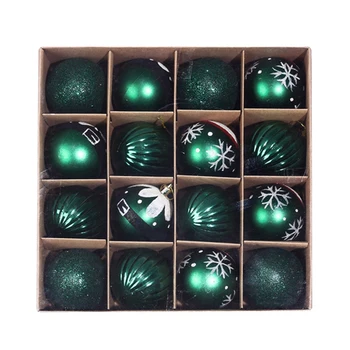 Christmas Tree Decorations Balls Christmas Window Decoration Ornament PVC Dark Green High Quality 16PCS Colored Ball Pendant
Christmas Tree Decorations Balls Christmas Window Decoration Ornament PVC Dark Green High Quality 16PCS Colored Ball Pendant