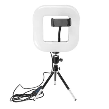LED Square Light with Tripod Mobile Phone Stand Adjustable USB Charging for Selfie Live _WK
LED Square Light with Tripod Mobile Phone Stand Adjustable USB Charging for Selfie Live _WK