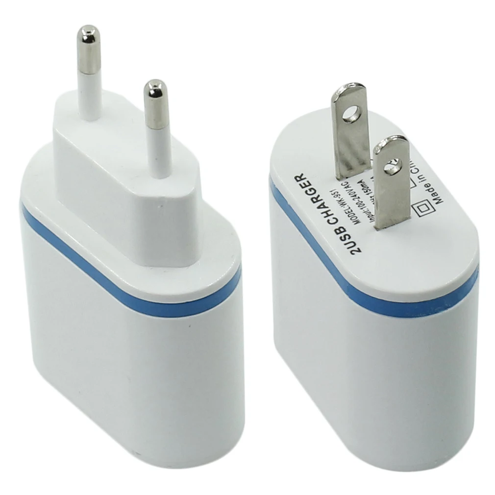 Quick Charge Dual USB Charger Luminous Charging Power Adapter EU US Plug For Ipad Mobile Phone MP3 White
Quick Charge Dual USB Charger Luminous Charging Power Adapter EU US Plug For Ipad Mobile Phone MP3 White
