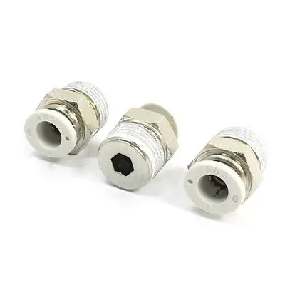3 Pcs 3/8" PT Male Thread to 8mm Tube Push in Connect Straight Quick Fitting
3 Pcs 3/8" PT Male Thread to 8mm Tube Push in Connect Straight Quick Fitting