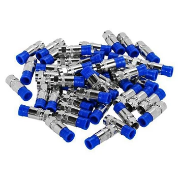 80PCS RG6 Compression Connectors Coaxial Cable Waterproof Connection F Compression Connector RG6 Coaxial Compression Tool
80PCS RG6 Compression Connectors Coaxial Cable Waterproof Connection F Compression Connector RG6 Coaxial Compression Tool