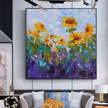 Hand Painted Abstract Colorful Sunflower Animal Oil Painting On Canvas Home Decoration Orangutan Painting
Hand Painted Abstract Colorful Sunflower Animal Oil Painting On Canvas Home Decoration Orangutan Painting
