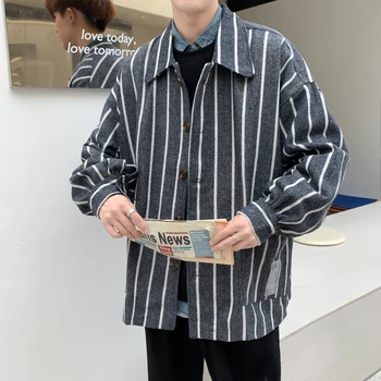 Men's jacket new 2019 autumn winter slim stripe printed versatile jacket jacket loose casual lapel fashion youth men's wear
Men's jacket new 2019 autumn winter slim stripe printed versatile jacket jacket loose casual lapel fashion youth men's wear