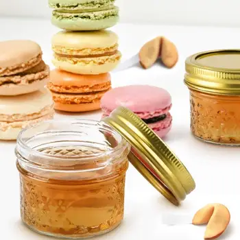 40PCS Glass Mason Jar Salad Jam 4oz Sealed Mason Jar Anti-rust Cover Split Cover + Erasable Blackboard Sticker + Pen + Spoon Set 
40PCS Glass Mason Jar Salad Jam 4oz Sealed Mason Jar Anti-rust Cover Split Cover + Erasable Blackboard Sticker + Pen + Spoon Set