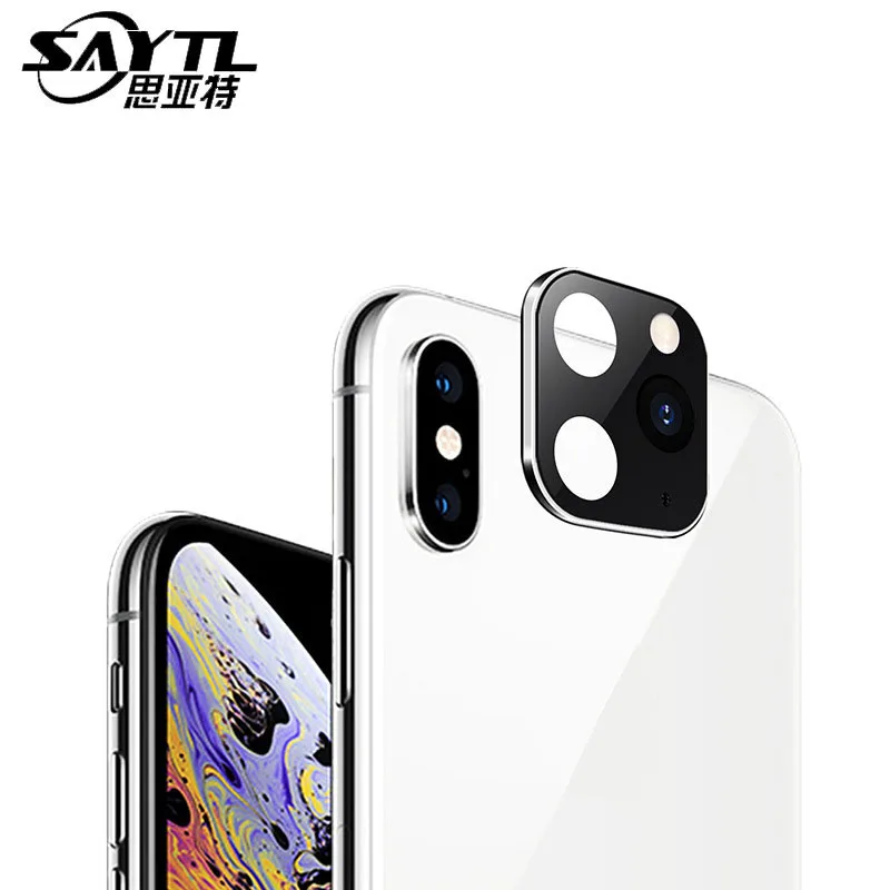 Защитная пленка для задней камеры iPhone X Xs Max выглядит как 11 Pro поддельные наклейки