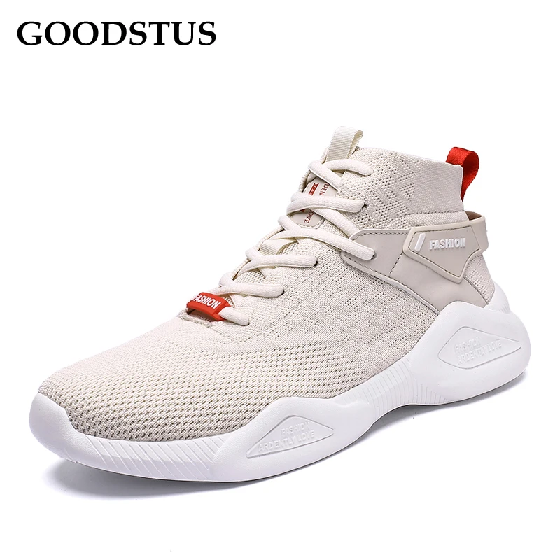 GOODSTUS Men Sneaker Mesh Breathable Soft Thick Sole Comfortable New Fashion Solid Simple Style Outdoor Male Running Footware
GOODSTUS Men Sneaker Mesh Breathable Soft Thick Sole Comfortable New Fashion Solid Simple Style Outdoor Male Running Footware