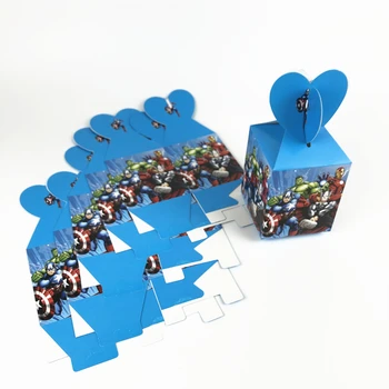 6Pcs Avengers Theme Design Candy Gift Box Kids Birthday Party decoration Disposable Family Party Candy Box Supplies 
6Pcs Avengers Theme Design Candy Gift Box Kids Birthday Party decoration Disposable Family Party Candy Box Supplies