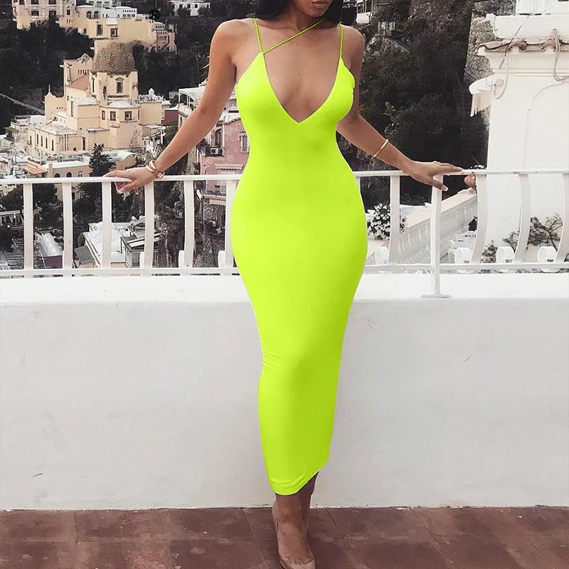 Sibybo Spaghetti Strap Backless Sexy Bodycon Dress Sleeveless V-Neck Summer Long Dress Backless Beach Casual Women Dress
Sibybo Spaghetti Strap Backless Sexy Bodycon Dress Sleeveless V-Neck Summer Long Dress Backless Beach Casual Women Dress