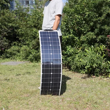Flexible Solar Panel Kit complete 12v 50w 100w portable Solar Cell DIY Battey Charger for Car Boat RV Caravan Home System phone
Flexible Solar Panel Kit complete 12v 50w 100w portable Solar Cell DIY Battey Charger for Car Boat RV Caravan Home System phone