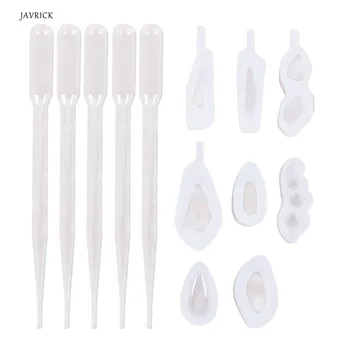 13Pcs/Set Silicone Crystal Epoxy Resin Mold Pendant Casting Mould Handmade DIY Crafts Jewelry Making Tool
13Pcs/Set Silicone Crystal Epoxy Resin Mold Pendant Casting Mould Handmade DIY Crafts Jewelry Making Tool
