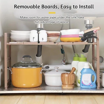 Expandable Over The Sink Dish Drying Rack Hollow-out Design Removable Boards Space-saving Under Sink Dish Storage Racks Shelves
Expandable Over The Sink Dish Drying Rack Hollow-out Design Removable Boards Space-saving Under Sink Dish Storage Racks Shelves