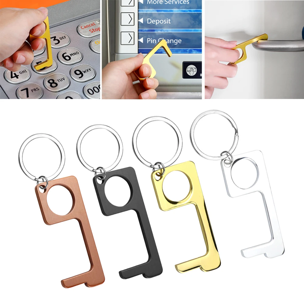 Hygiene Hand with Key Ring Antimicrobial Alloy EDC Door Opener Portable Press Elevator Tool Door Handle Key newst
Hygiene Hand with Key Ring Antimicrobial Alloy EDC Door Opener Portable Press Elevator Tool Door Handle Key newst