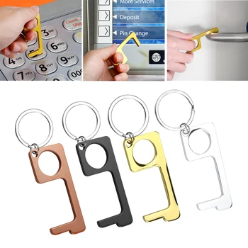 Hygiene Hand with Key Ring Antimicrobial Alloy EDC Door Opener Portable Press Elevator Tool Door Handle Key
Hygiene Hand with Key Ring Antimicrobial Alloy EDC Door Opener Portable Press Elevator Tool Door Handle Key