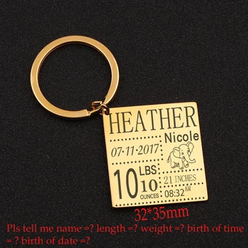 Personalized Baby's Exclusive Data Jewelry Baby Stats Birth Stats For New Mom New Dad Gift Newborn Keepsake Keychain
Personalized Baby's Exclusive Data Jewelry Baby Stats Birth Stats For New Mom New Dad Gift Newborn Keepsake Keychain