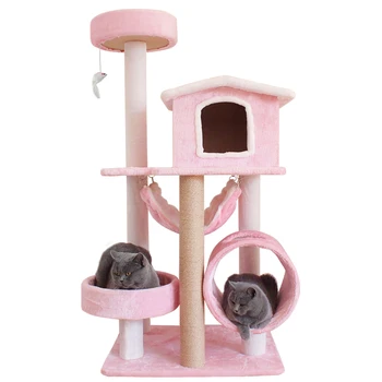 Multi-layer Toy Cat Litter Villa Four Seasons General Large Cat Climbing Frame Sisal Cat Tree One Solid Wood Cat Climbing Column
Multi-layer Toy Cat Litter Villa Four Seasons General Large Cat Climbing Frame Sisal Cat Tree One Solid Wood Cat Climbing Column