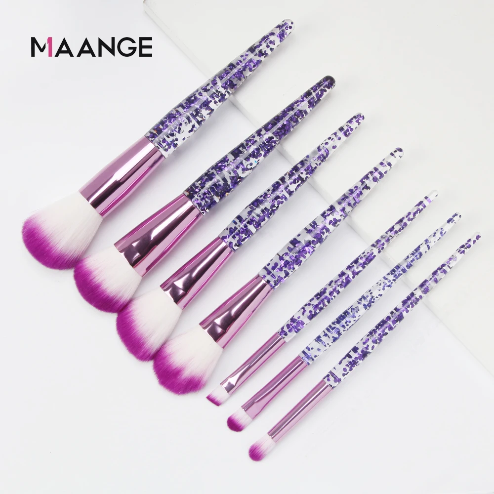 Makeup Brushes Set 7Pcs Diamond Crystal brush set Foundation Blush Brush Powder Blending Eyeshadow Beauty Make up Brush Tool Kit
Makeup Brushes Set 7Pcs Diamond Crystal brush set Foundation Blush Brush Powder Blending Eyeshadow Beauty Make up Brush Tool Kit