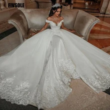 Fivsole Short Sleeves Mermaid Wedding Dress 2021 Elegant Appliques Bride Dress Detachable Train Wedding Gown Vestido De Novia
Fivsole Short Sleeves Mermaid Wedding Dress 2021 Elegant Appliques Bride Dress Detachable Train Wedding Gown Vestido De Novia