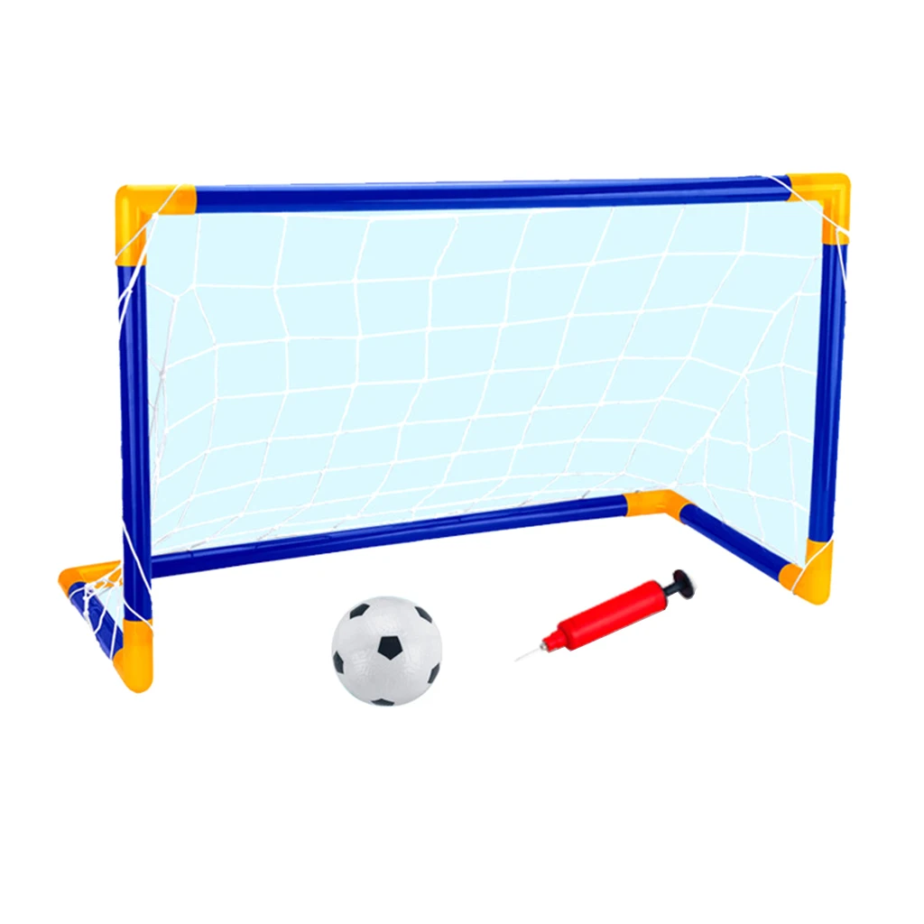 90cm Portable Soccer Goal Set, Football Gate & Football with Pump, Kids Outdoor Play Toy Gift 90cm Portable Soccer Goal Set, Football Gate & Football with Pump, Kids Outdoor Play Toy Gift