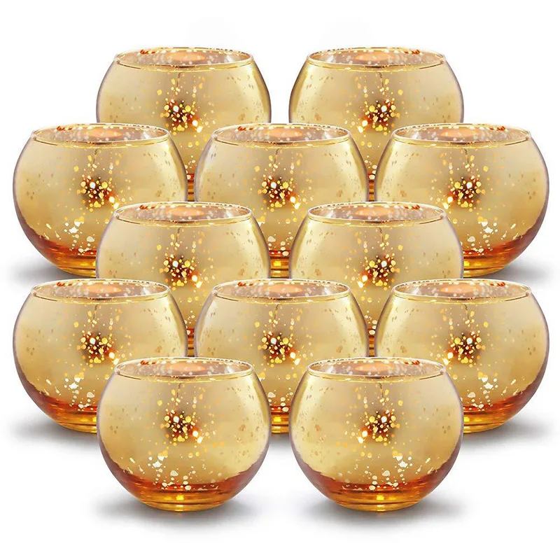 12pcs/set Gold Glass Candle Nordic Candlestick Cup Aroma Crushed Candle Holder for Wedding Party Bar Home Decoration P7Ding
12pcs/set Gold Glass Candle Nordic Candlestick Cup Aroma Crushed Candle Holder for Wedding Party Bar Home Decoration P7Ding