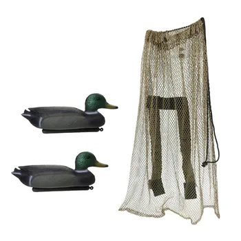 2 Pieces Hunting Plastic Duck Decoy with Floating Keel + Large Decoy Storage Net Bag
2 Pieces Hunting Plastic Duck Decoy with Floating Keel + Large Decoy Storage Net Bag