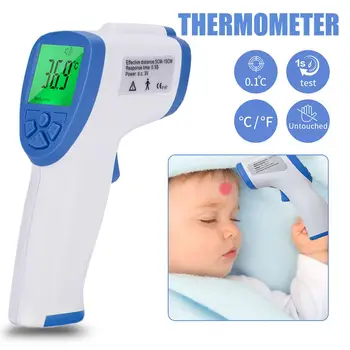 Non-contact Thermometer Handheld Forehead Digital Infrared Thermometer Portable Non-contact Termometro Baby/Adult Temperature
Non-contact Thermometer Handheld Forehead Digital Infrared Thermometer Portable Non-contact Termometro Baby/Adult Temperature