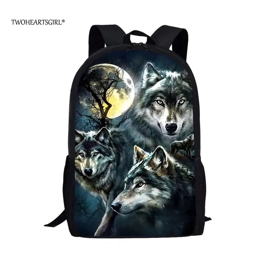 Twoheartsgirl 3d Wolf Animals School Backpack for Teen Boys Girls Cool Student Bookbags Elementary Primary Children Rucksack
Twoheartsgirl 3d Wolf Animals School Backpack for Teen Boys Girls Cool Student Bookbags Elementary Primary Children Rucksack