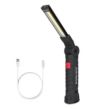 USB Rechargeable With Built-in Battery Set Multi Function Folding Work Light COB LED Camping Torch Flashlight for Outdoor 2020
USB Rechargeable With Built-in Battery Set Multi Function Folding Work Light COB LED Camping Torch Flashlight for Outdoor 2020