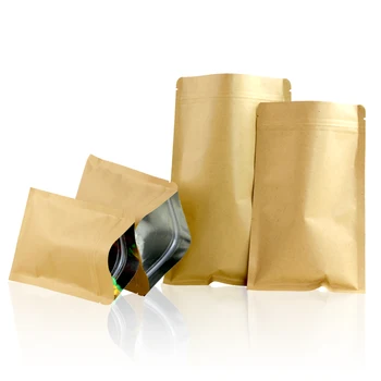 100pcs/ 15size Kraft Paper Doypack Zip Lock Pouch with Aluminum Foil Food Tea Snack Coffee Storage Resealable Ziplock/zipper Bag
100pcs/ 15size Kraft Paper Doypack Zip Lock Pouch with Aluminum Foil Food Tea Snack Coffee Storage Resealable Ziplock/zipper Bag