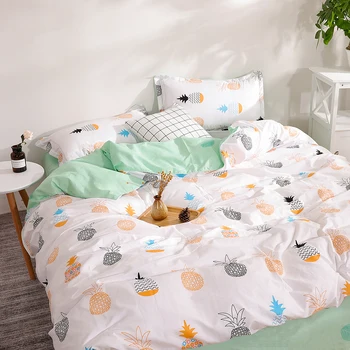 Thumbedding Colored Pineapple Bedding Set King Sweet Creative Duvet Cover Queen Size Full Twin Single Comfortable Bed Set 
Thumbedding Colored Pineapple Bedding Set King Sweet Creative Duvet Cover Queen Size Full Twin Single Comfortable Bed Set