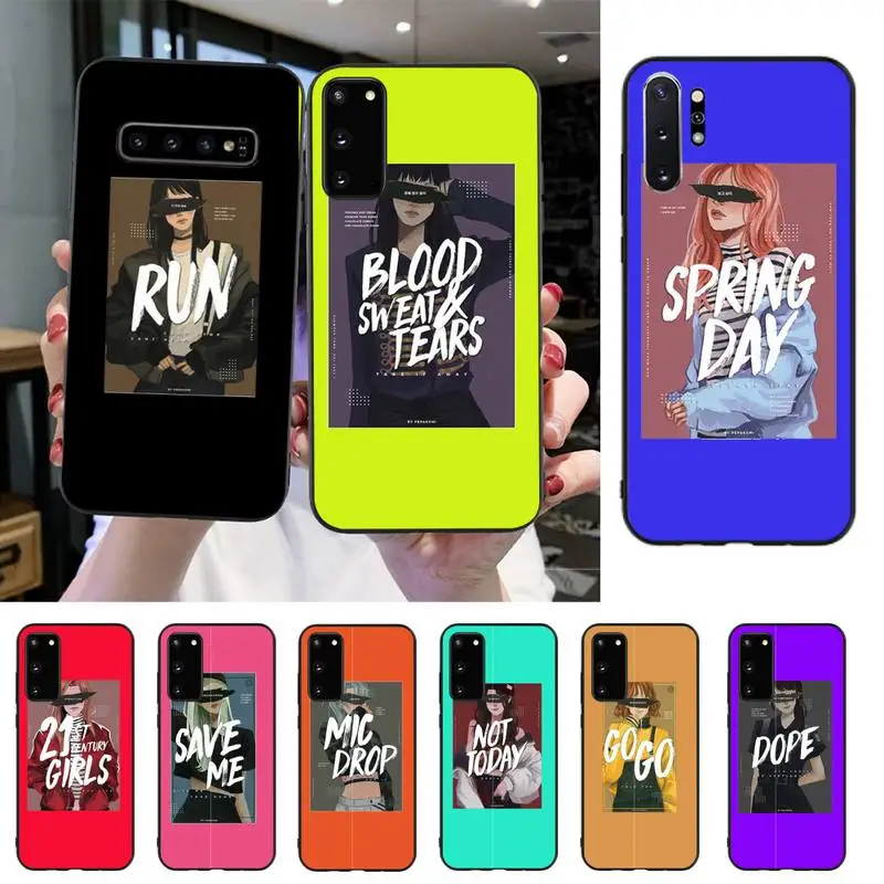 Чехол Babaite pepakomi Bts для Samsung S20 S10 S8 S9 Plus S7 S6 S5 Note10 Note9 S10lite | Мобильные телефоны и