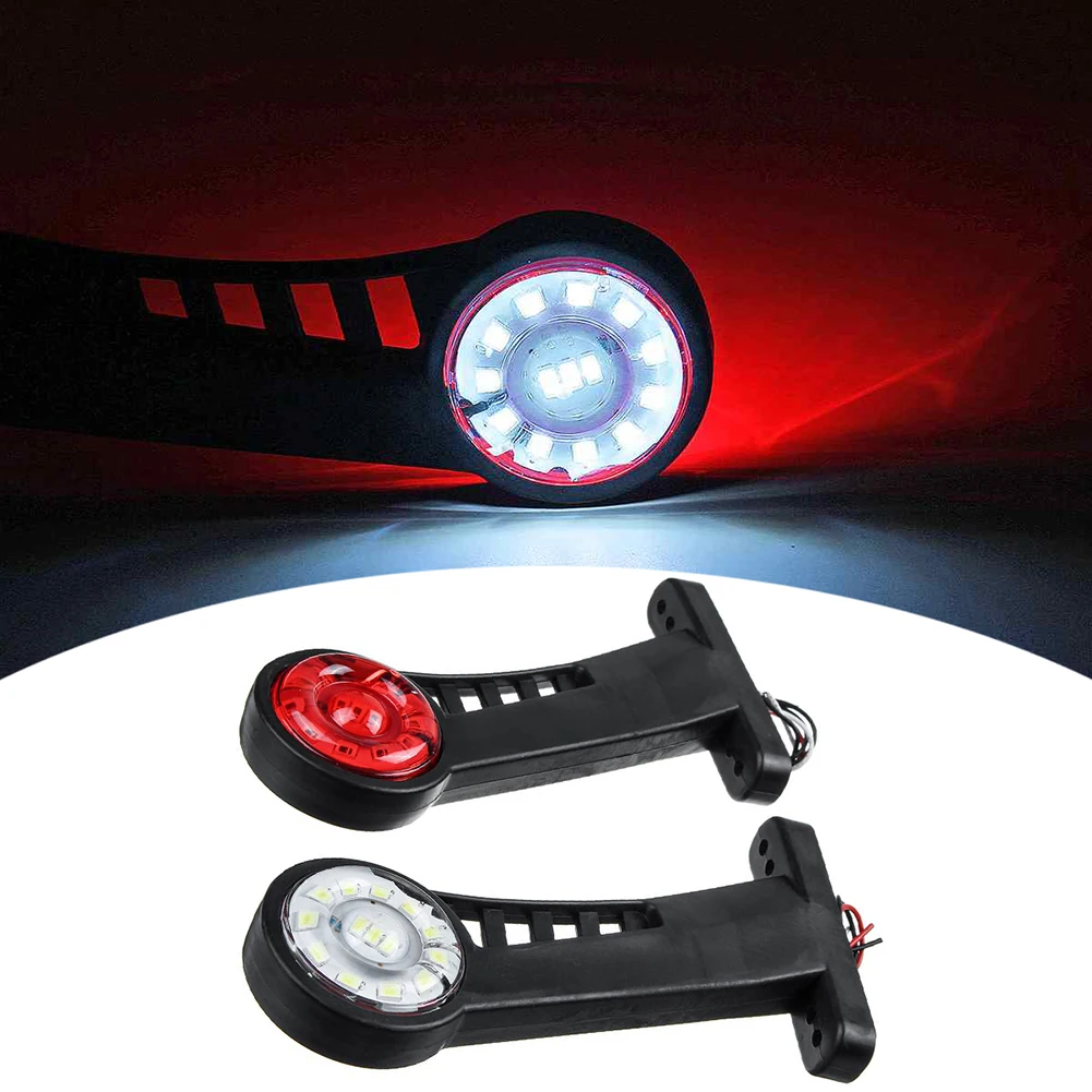 2Pcs 24V LED Position Lights For Truck Lorry Trailer Tractor Side Maker Light Parking Lamps Red White Tail Light 
2Pcs 24V LED Position Lights For Truck Lorry Trailer Tractor Side Maker Light Parking Lamps Red White Tail Light