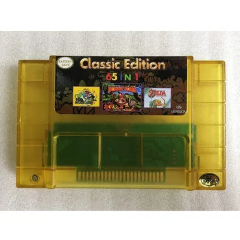 Super 65 In 1 SNES-multi 16 Bit Video Game USA Version Game Cartridge 30 Games Can Battery Save For SNES Game Console
Super 65 In 1 SNES-multi 16 Bit Video Game USA Version Game Cartridge 30 Games Can Battery Save For SNES Game Console