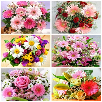 Evershine 5D DIY Diamond Embroidery Daisy Cross Stitch Kit Full Square Round Diamond Painting Flower Mosaic Wall Decoration
Evershine 5D DIY Diamond Embroidery Daisy Cross Stitch Kit Full Square Round Diamond Painting Flower Mosaic Wall Decoration