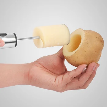 Stainless Steel Vegetable And Fruit Drill With Handle Kitchen Multifunctional Fruit And Vegetable Corers Coring Tool NEW 2020..
Stainless Steel Vegetable And Fruit Drill With Handle Kitchen Multifunctional Fruit And Vegetable Corers Coring Tool NEW 2020..