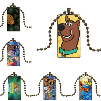 Fashion Glass Cabochon Necklace With Women Statement Pendant Rectangle Necklaces Jewelry For Women Party Scooby Doo Cartoon 
Fashion Glass Cabochon Necklace With Women Statement Pendant Rectangle Necklaces Jewelry For Women Party Scooby Doo Cartoon