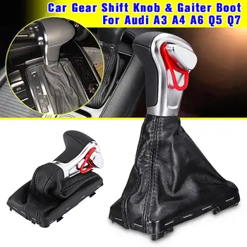 AT Car Leather Gear Shift Knob For Audi A3 A4 A5 A6 Q5 Q7 2006 - 2015 Car Styling Stick Level Accessories Left Driver 8KD713139B
AT Car Leather Gear Shift Knob For Audi A3 A4 A5 A6 Q5 Q7 2006 - 2015 Car Styling Stick Level Accessories Left Driver 8KD713139B