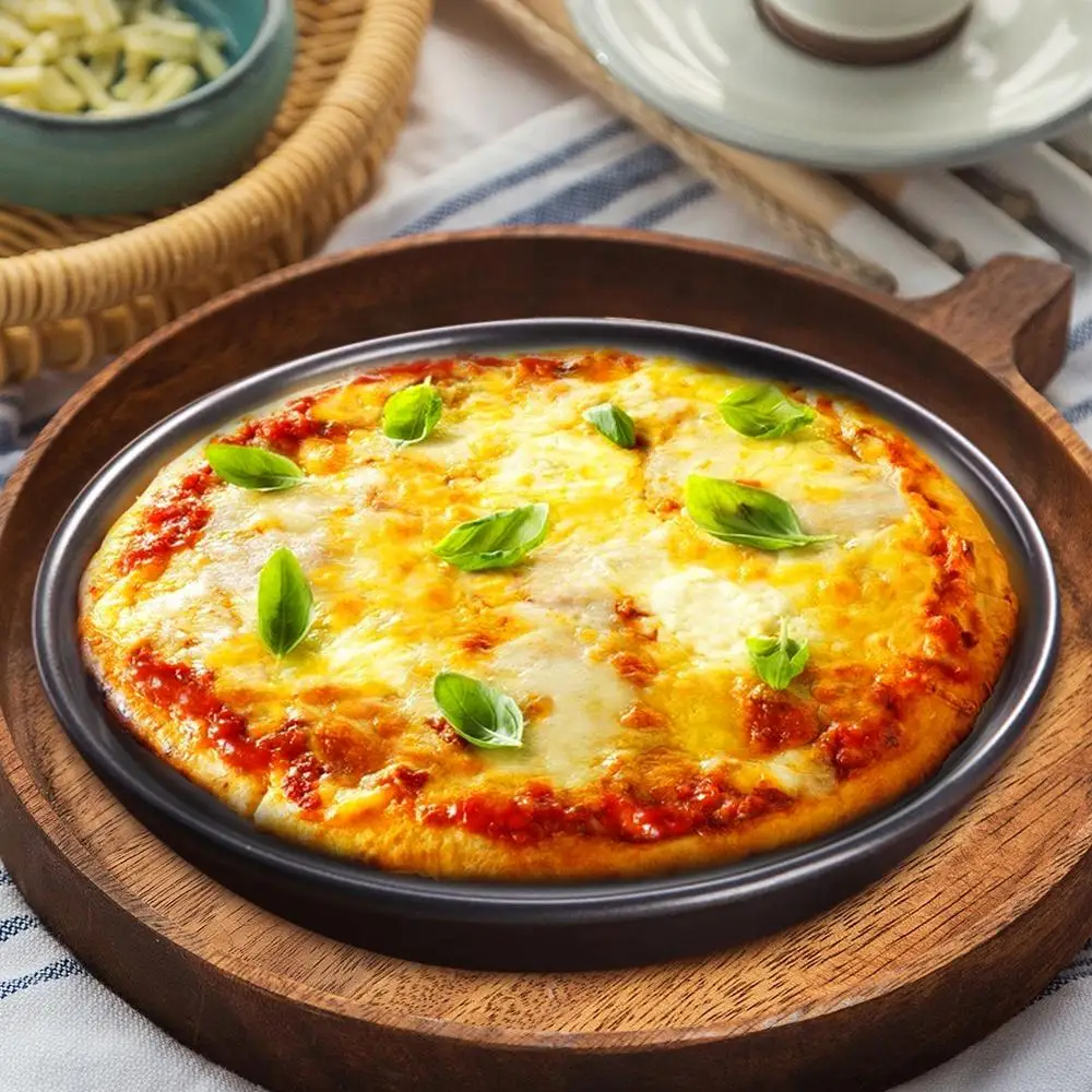 Pizza Stone Pizza Baking Tray Mould Aluminum Alloy Round Baking Tray High Temperature Resistant Easy To Clean 9-inch Non-stick
Pizza Stone Pizza Baking Tray Mould Aluminum Alloy Round Baking Tray High Temperature Resistant Easy To Clean 9-inch Non-stick