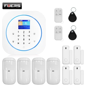 FUERS G12 Anti-theft Alarm Systems Security Home GSM WIFI Language Switching APP Control Touch Panel Password Protection Kit
FUERS G12 Anti-theft Alarm Systems Security Home GSM WIFI Language Switching APP Control Touch Panel Password Protection Kit